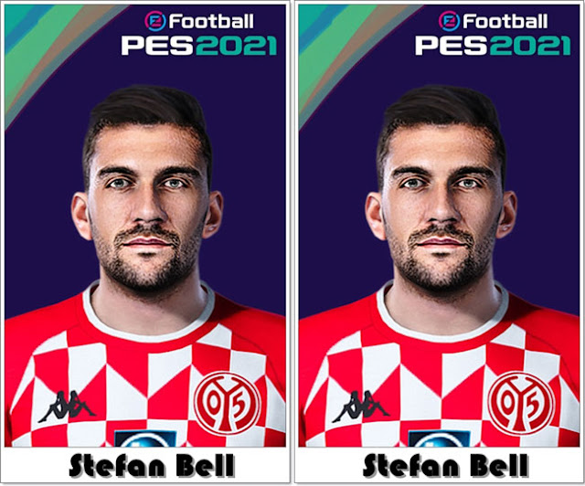 Stefan Bell Face For eFootball PES 2021
