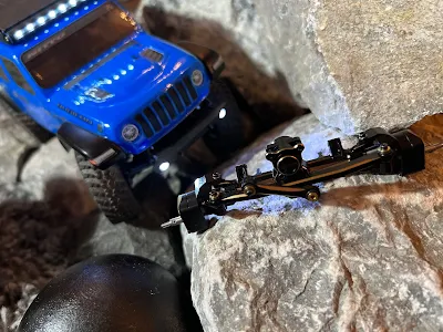 BDX RC BRASS PORTAL AXLES
