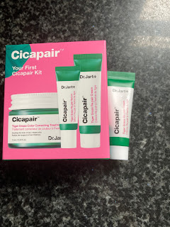 Dr Jart+ Cicapair Your First Trial Kit Packaging and Dr Jart+ Cicapair Tiger Grass Re.pair Cream