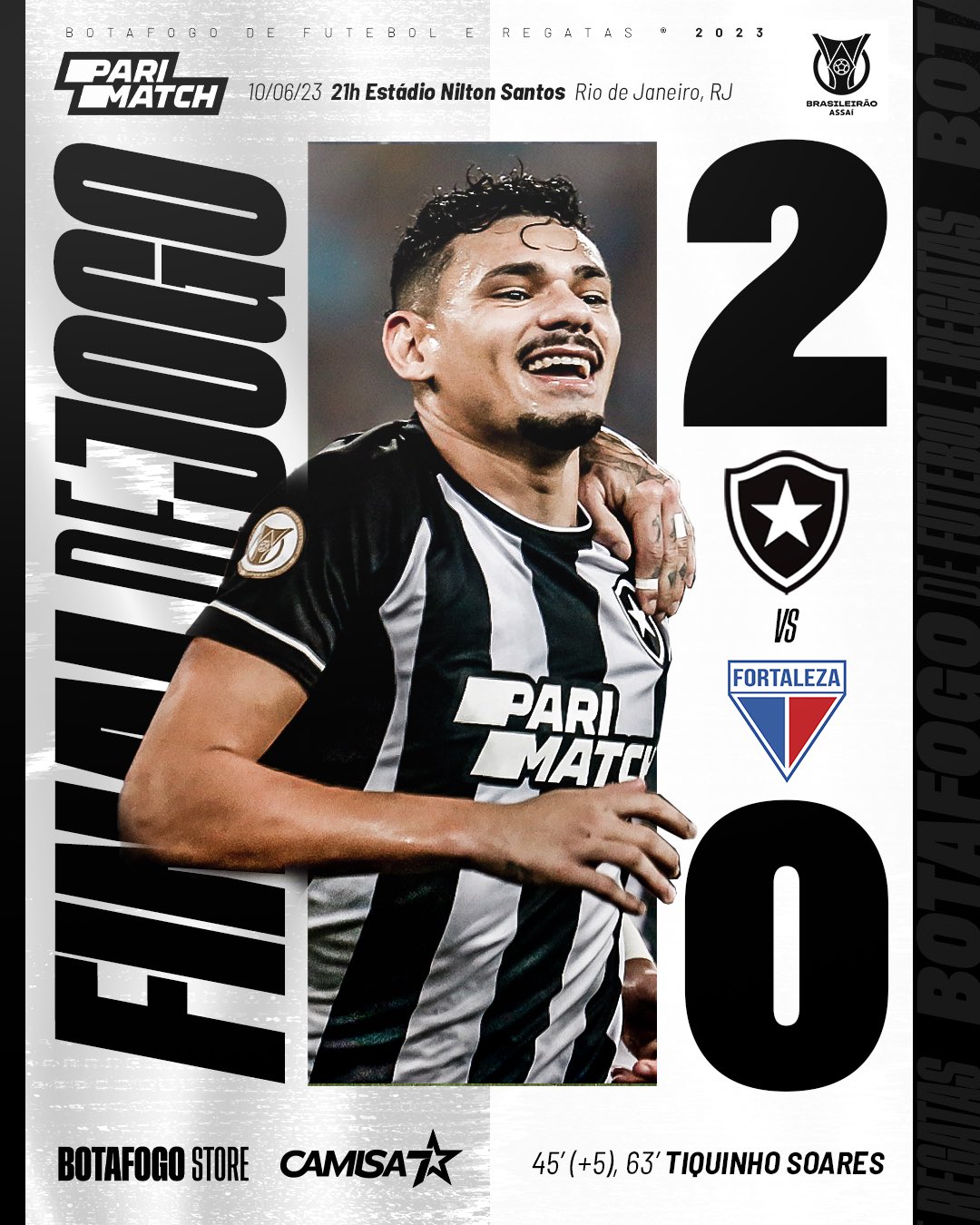 Botafogo-RJ 2 x 0 Ypiranga-RS - Com reservas, Fogão confirma vaga às oitavas