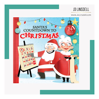 Santa's Countdown to Christmas: 24 Days of Stories by Kim Thompson book cover