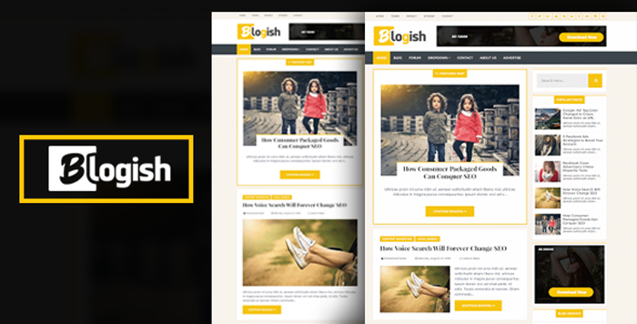 Blogish - High Quality Blogger Template - Responsive Blogger Template