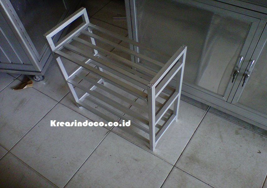 Harga Rak  Sepatu Aluminium  Kuat