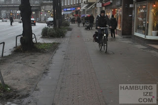 Geisterradler in der Hudtwalckerstrasse