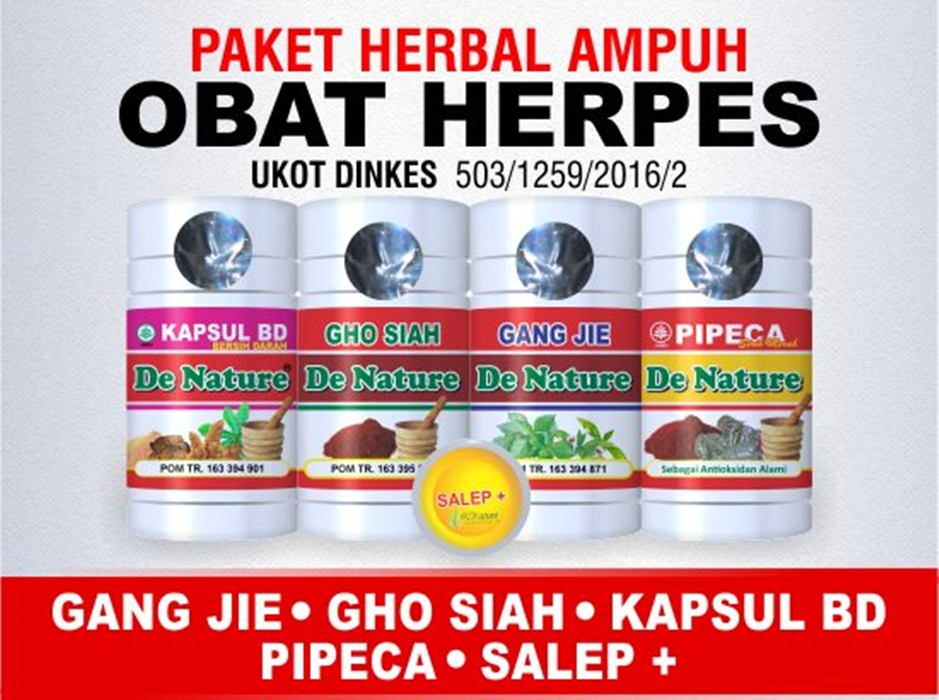 Paket Obat Herpes Genital de Nature