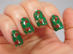 UberChic Beauty Christmas 02 + The Lady Varnishes Collector Of Oddities + Messy Mansion stamping polishes