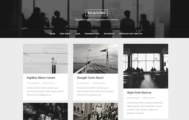 Reading Responsive Personal Blog Tutorial Tips and Tricks Blogger Template Theme