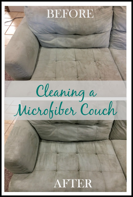 Don't throw out that stained microfiber couch; steam clean it!