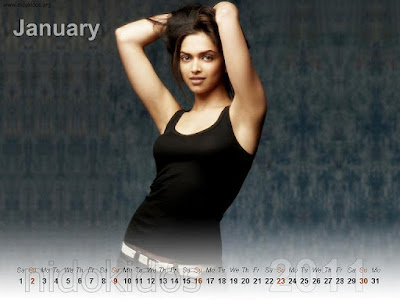 Desktop Calendars 2011 on Deepika Padukone Desktop Calendar 2011 Wallpaper Collections