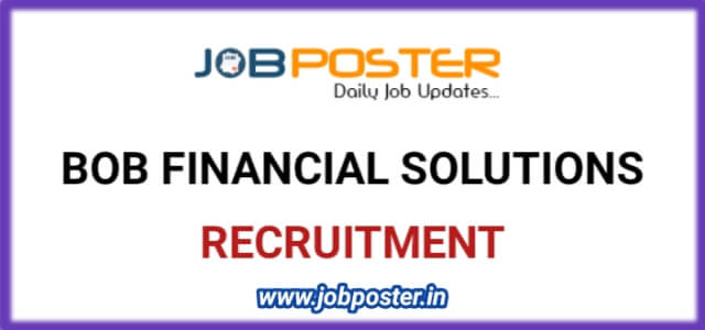Job Openings for Manager / Assistant Manager in BOB Financial Solutions