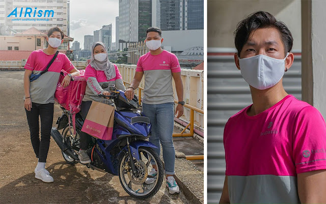 UNIQLO Hadiahkan 13,000 Keping "AIRism Mask" Kepada Rider Foodpanda