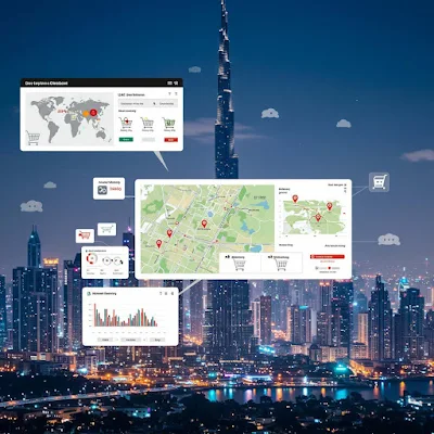 UAE eCommerce automation with AI-powered logistics, chatbots, and inventory prediction systems transforming digital retail