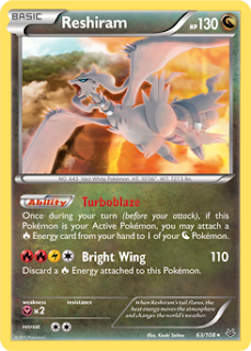 Reshiram Roaring Skies Pokemon Card