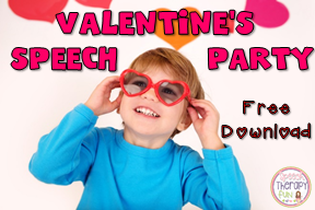 Speech Therapy Fun: Valentine's Speech Party