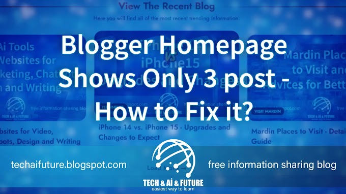 Unraveling the Blogger Mystery: Fixing the 3-Post Homepage Limbo