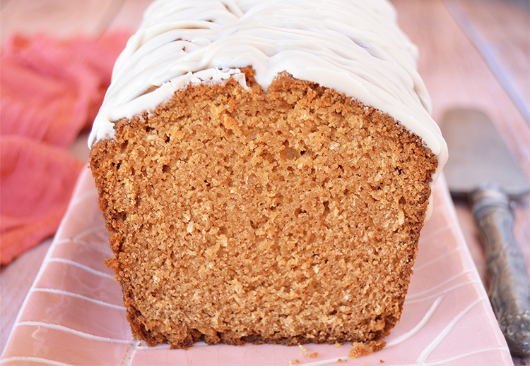 Budín de dulce de leche y coco