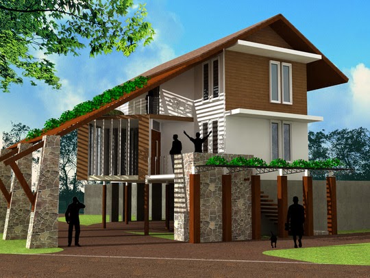 20 Desain Rumah Tropis  Sadar Energi yang Cocok di 