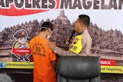 Polres Magelang Berhasil Ringkus Pembobol Minimarket Di Jalan Magelang- Yogyakarta.