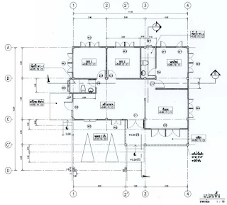 บ้านชั้นเดียว 3 ห้องนอน 2 ห้องน้ำ จอดรถ2 คัน  [บ้านพุดซ้อน 077]