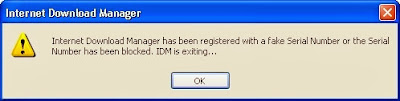 How To Solve  IDM Fake Serial Key Problem