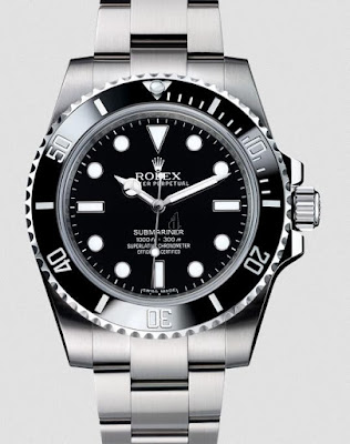 Replica Rolex Submariner No Date Stainless Steel Black Dial 114060