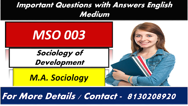 IGNOU MSO 003 Important Questions With Answers English Medium