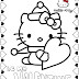 Lovely Gangster Hello Kitty Coloring Pages