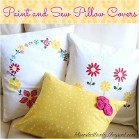 Paint and Sew Pillow Covers