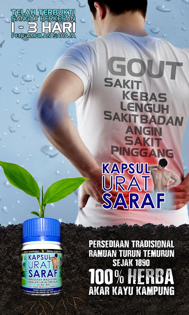 Kapsul Urat Saraf ( 100% Herba Akar Kayu Kampung )