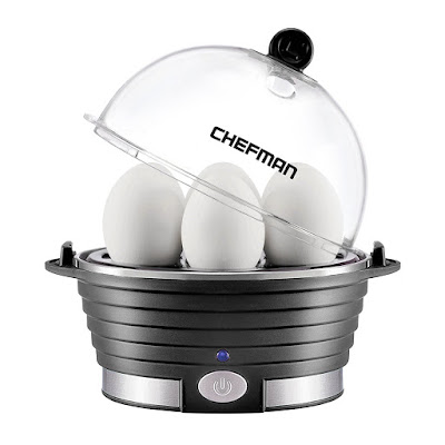 Chefman Electric Egg Cooker/Boiler, Rapid Egg Maker, Countertop Modern Stylish Design,  