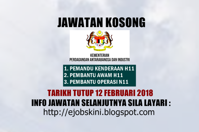 Jawatan Kosong MITI