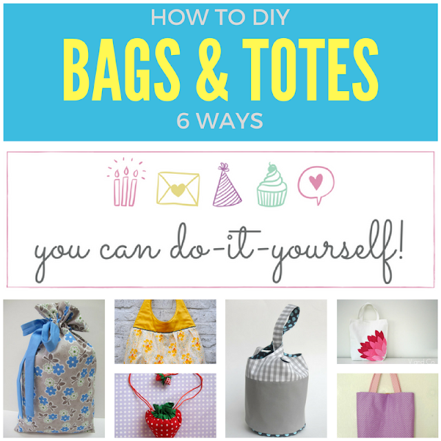 6 amazing bags and totes, you can DIY series