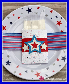 4th of July Silverware Holder