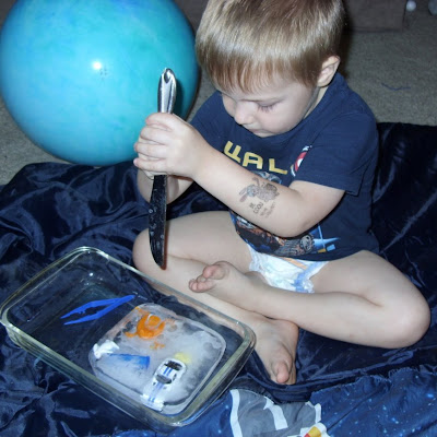 toddler frozen ice preschool activity