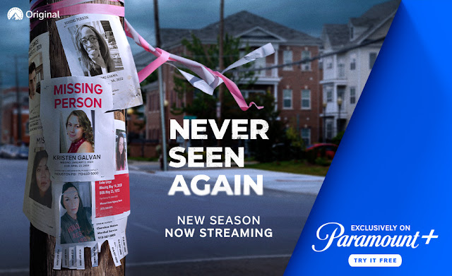 What happens when people suddenly and mysteriously go missing? Dive into these puzzling cases and hear from the affected families in the new season of Never Seen Again, streaming now exclusively on Paramount+. Try it FREE!