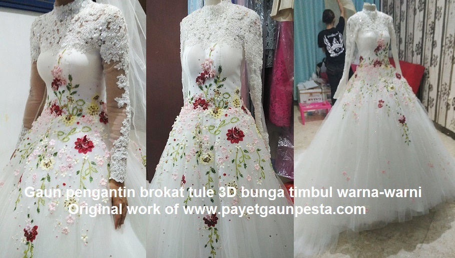 Payet Gaun Pesta Desain Baju Pesta Kebaya Modern dan 