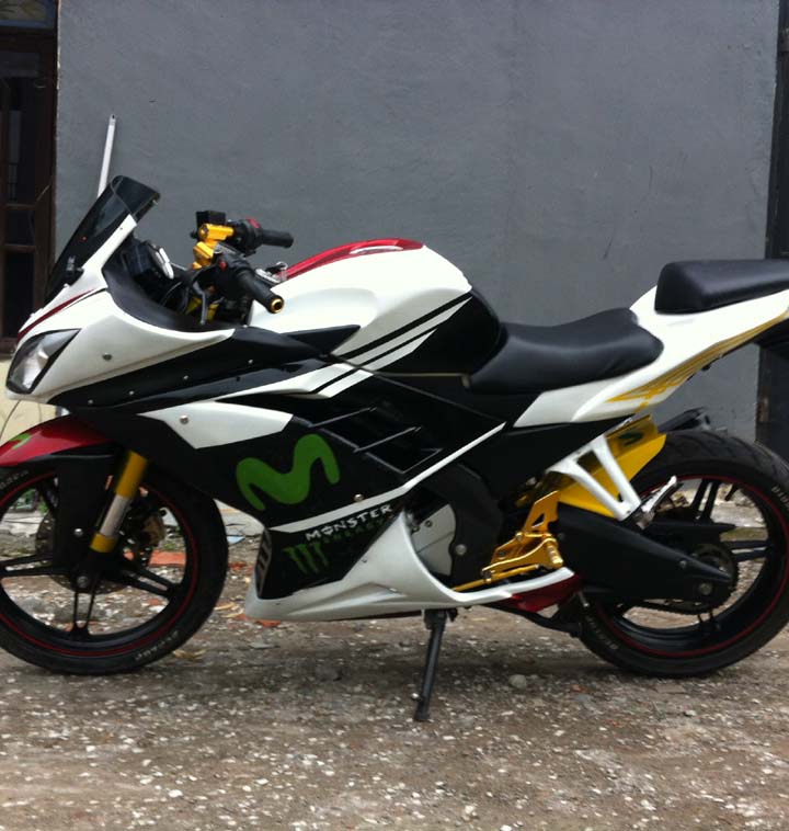 new vixion modif ninja 250 fi  tahun ini