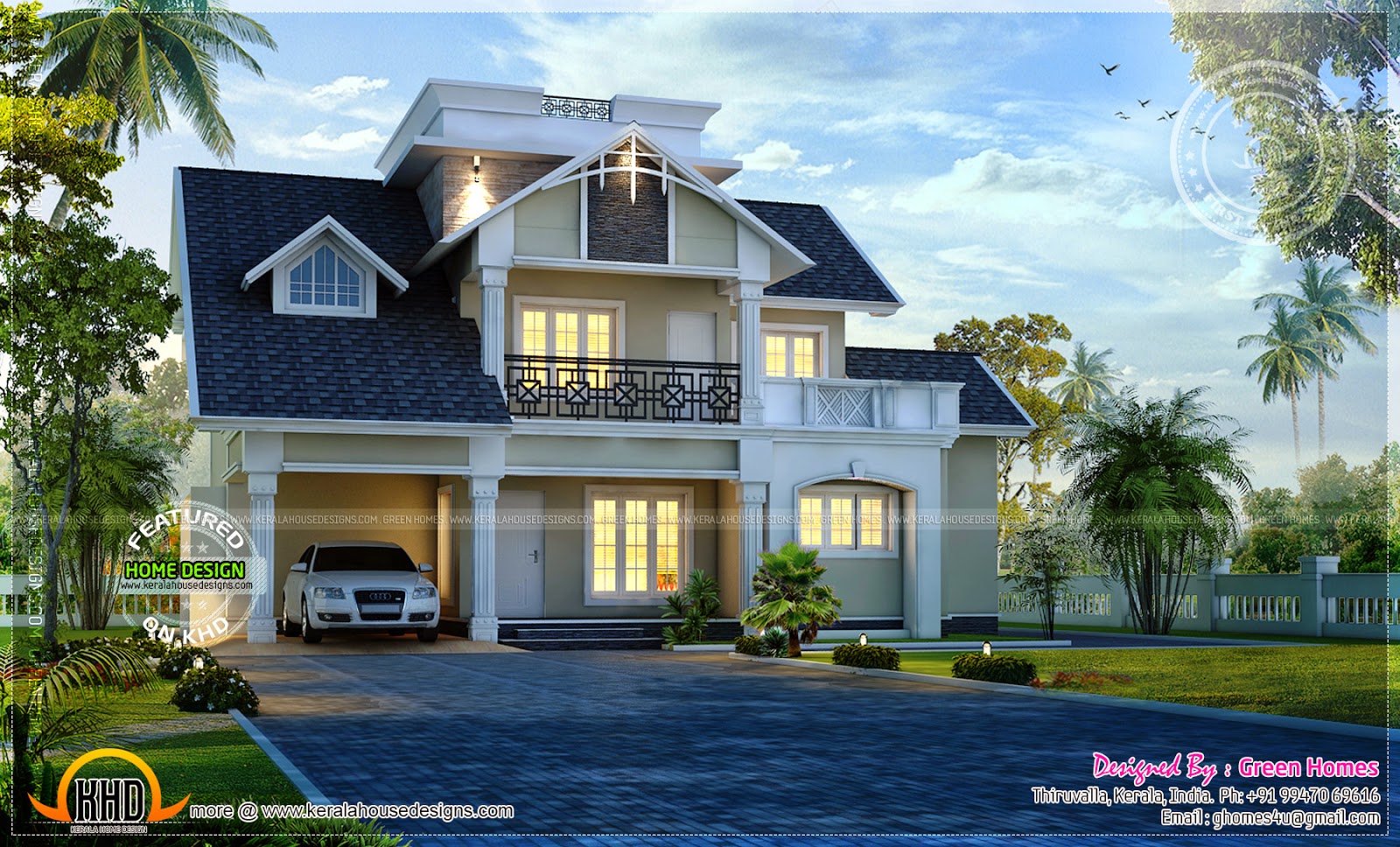 Awesome modern house  exterior  Kerala  home  design and 