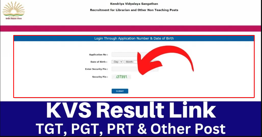 Kendriya Vidyalaya KVS Primary Teacher PRT 2022 Result Check Online @kvsangathan.nic.in