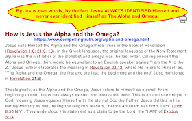 How is Jesus the Alpha and the Omega?