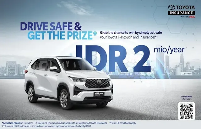 Program Asuransi Toyota Safe Driving Reward Program dari MSIG