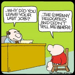 ziggy comic says the company relocated and didn't tell me where