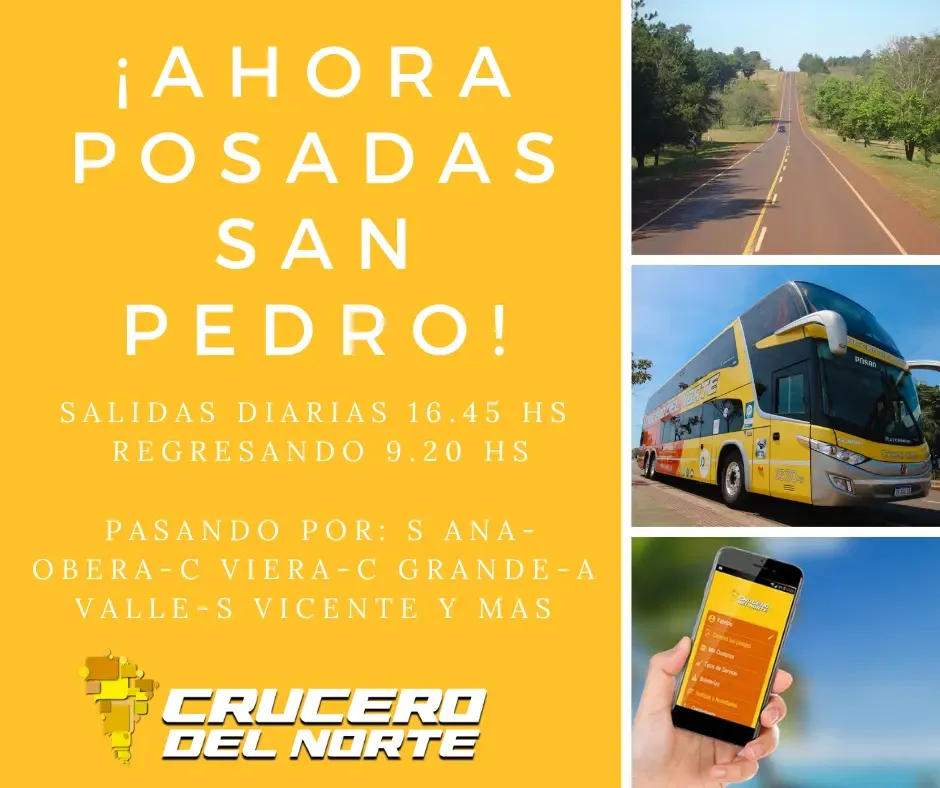 Horarios San Pedro - Posadas