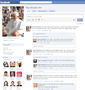 Click to embiggen and read the Pope's privateposts . (pope facebook copy)