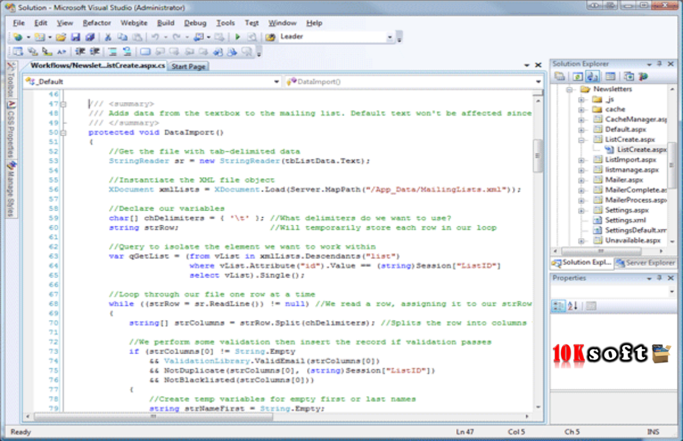 Microsoft Visual Studio 2008 Free Download