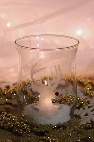 Rudolph Engraved Glass Candle Holder with the Dremel Micro pitterandglink.com