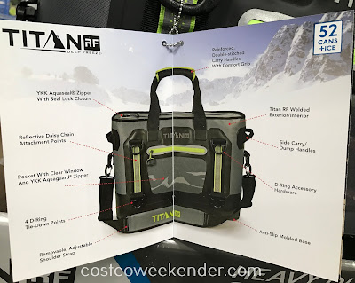 The Titan 52-can Welded Heavy Duty Cooler is not as awkward as a conventional cooler