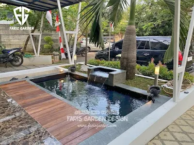 Jasa Tukang Kolam Koi Minimalis Jombang | Jasa Pembuatan Kolam Ikan Koi Minimalis di Jombang