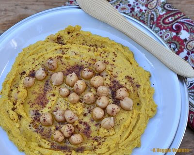 Pumpkin Hummus with Honey