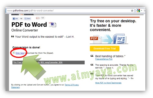  ke Word sudah tidak menjadi problem lagi Convert PDF to Word Online